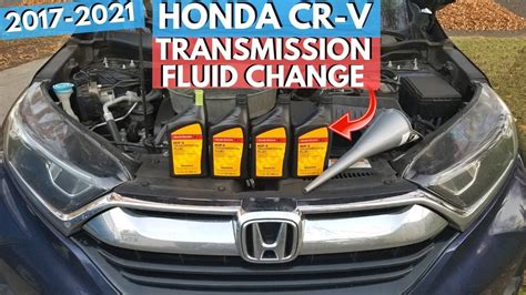 2017 honda cr-v transmission fluid change|honda crv transmission oil change.